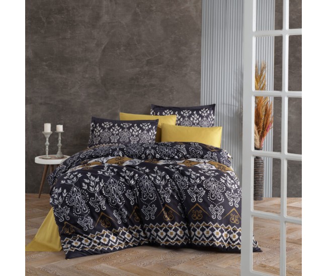 Lenjerie de pat satin clasy king size (leros) Lenjerie de pat satin clasy king size (leros)
